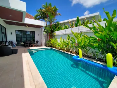 Intira Villas : Villa avec piscine de 2 chambres et bureau à louer, Rawai - Rawai, Phuket - Propriété à vendre ou louer à Phuket