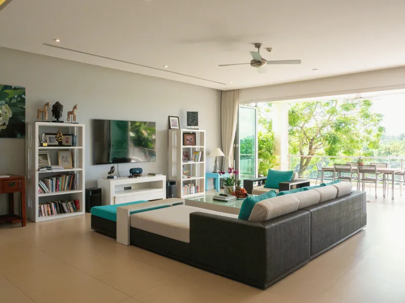 Layan Gardens, 3-Bedroom Sea View Apartment for Rent, Layan - Layan, Phuket - Main photo