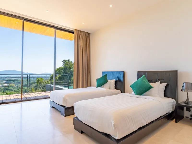 5-Bedroom Hilltop Sea View Pool Villa for Rent, Chalong - Chalong, Phuket - Main photo