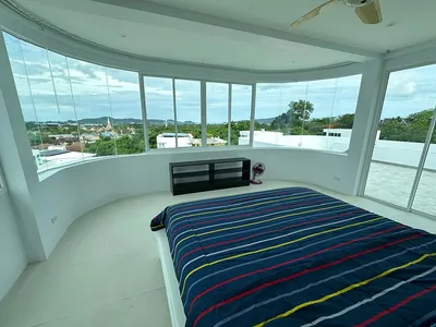 Baan Chalong Résidence : Villa moderne de 4 chambres avec toit-terrasse et vue panoramique - Chalong, Phuket - Photo 25