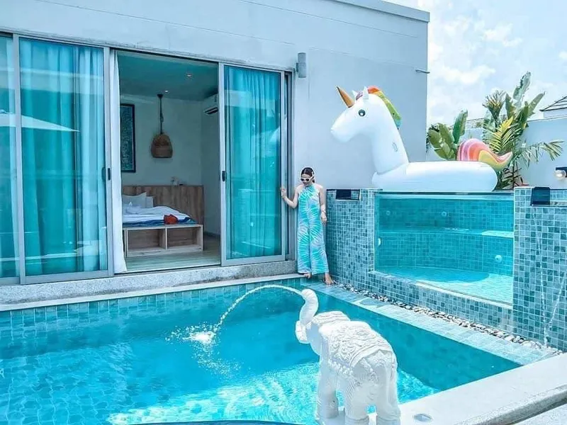 Villa 4 chambres avec piscine à louer, à Cherng Talay – Collection Contemporaine - Cherng Talay, Phuket - Photo principale